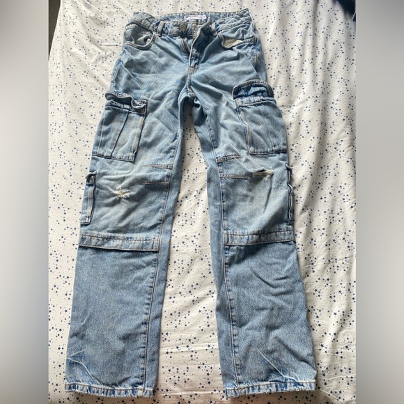 Garage Denim women’s cargo pants. Used only a handful of times. - Picture 1 of 3
